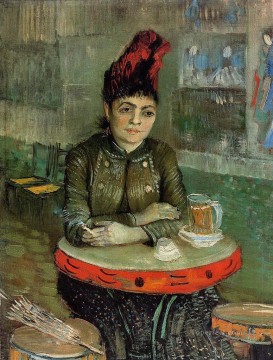  Cafe Painting - Woman in the Cafe Tambourin Vincent van Gogh